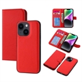 Capa Magnética Carteira Destacável para iPhone 14 Plus - Vermelho