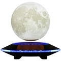 Candeeiro LED Lunar 3D Magnético Levitante / Luz Noturna