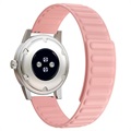 Bracelete em Silicone com Magnética para Samsung Galaxy Watch4/Watch4 Classic - Cor-de-Rosa