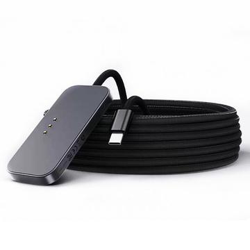 Carregador magnético sem fios de 18W - iPad Air 11 2024/2025/Air 2020/2022/Pro 11 2018/2020/2021/2022 - Preto