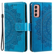 Bolsa tipo Carteira Mandala Series para Samsung Galaxy A14 - Azul