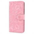 Bolsa Tipo Carteira com Suporte Série Mandala para iPhone 11 - Cor-De-Rosa