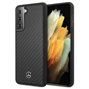 Capa Mercedes-Benz Dynamic Carbon Fiber para Samsung Galaxy S21 5G - Preto