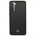 Capa Mercedes-Benz Dynamic Carbon Fiber para Samsung Galaxy S21 5G - Preto