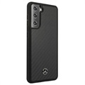 Capa Mercedes-Benz Dynamic Carbon Fiber para Samsung Galaxy S21 5G - Preto