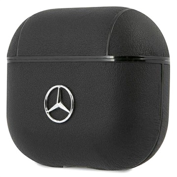 Bolsa de Pele Mercedes-Benz Electronic Line para AirPods 3 - Preto