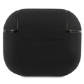 Bolsa de Pele Mercedes-Benz Electronic Line para AirPods 3 - Preto