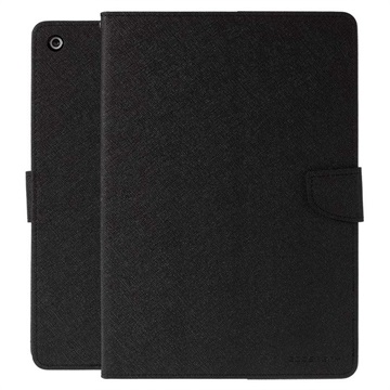Mercury Goospery Fancy Diary iPad 10.2 2019/2020/2021 Folio Case - Black