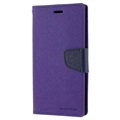 Capa Tipo Carteira Mercury Goospery Fancy Diary para iPhone 11 - Púrpura