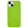 Capa de TPU Mercury Goospery Glitter para iPhone 14 Plus - Verde