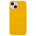 Capa de TPU Mercury Goospery Glitter para iPhone 14 Plus - Amarelo