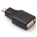 Adaptador MicroUSB / USB 2.0 OTG - Preto