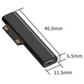 Adaptador de Carregamento Microsoft Surface Connect - USB-C PD - Preto
