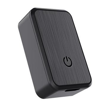 Mini GPS Tracker Magnético GF08 - Cartão SIM, MicroSD, Google Maps - Preto