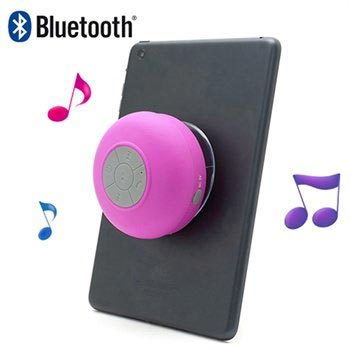 Mini-Coluna Bluetooth Portátil à Prova de Água - Rosa Vivo