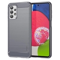 Capa de TPU Mofi para Samsung Galaxy A23 - Fibra de Carbono - Cinzento