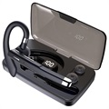 Headset Mono Bluetooth com Caixa de Carregamento YK520 - Preto