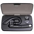 Headset Mono Bluetooth com Caixa de Carregamento YK520 - Preto