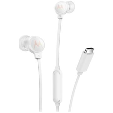 Motorola 3C-S Auscultadores intra-auriculares USB-C com fios - Branco