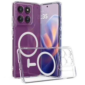 Capa Híbrida para Motorola Edge 60 Pro - Compatível com MagSafe - Transparente