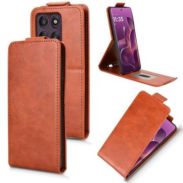 Capa flip vertical com suporte para Motorola Edge 60 Pro