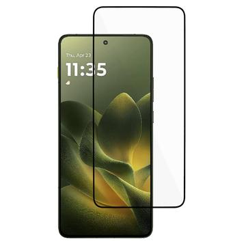 Motorola Edge 70 Protetor de ecrã de vidro temperado Cobertura total - 9H - Bordo preto