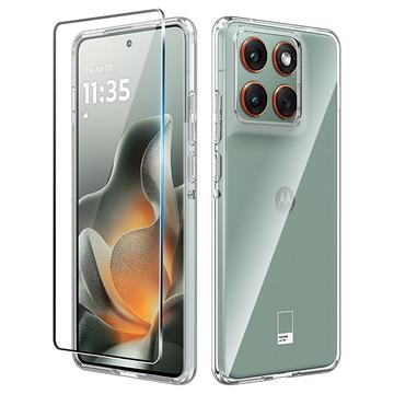 Capa de TPU com Protetor Ecrã Saii 2-em-1 para Motorola Edge 70