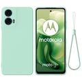 Capa de Silicone Líquido para Motorola Moto G04/G24 - Verde
