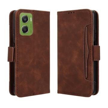 Capa para carteira para Motorola Moto G06/G06 Power - Castanho