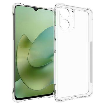 Capa de silicone à prova de choque para Motorola Moto G06/G06 Power - Transparente