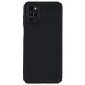 Capa de TPU Mate Anti Dedadas para Motorola Moto G22 - Preto