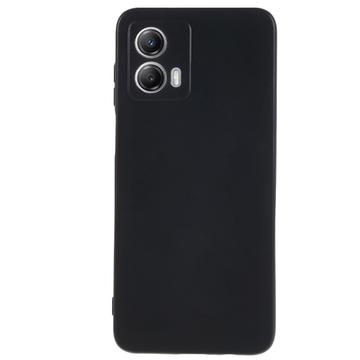 Capa de TPU Mate Anti Dedadas para Motorola Moto G53 - Preto