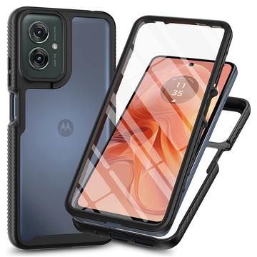 Capa 360 Série de Proteção Motorola Moto G55 - Preto / Transparente