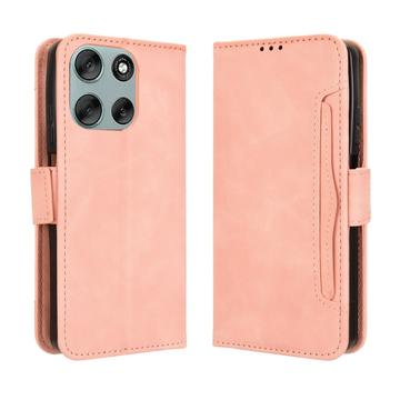Capa para carteira para Motorola Moto G56 - Rosa