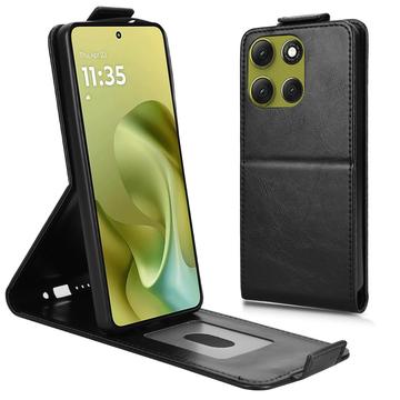 Capa flip vertical com suporte para Motorola Moto G86