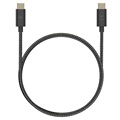 Cabo Motorola Premium USB-C para USB-C SJCX0CCB15 - 1.5m - Preto / Cinzento