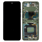Estrutura para a Parte Frontal e Ecrã LCD 5D68C24699 para Motorola Razr 50 Ultra - Verde