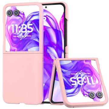 Capa de Plástico para Motorola Razr 50 Ultra - Cor-de-Rosa