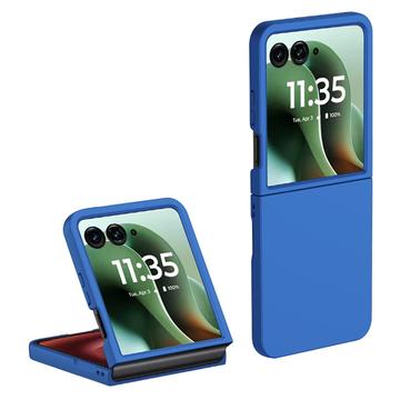 Capa Plastico com Borracha para Motorola Razr 60 Ultra - Azul