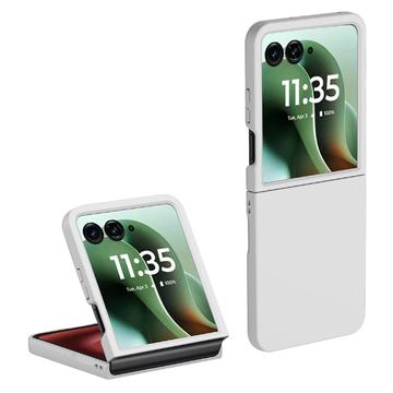 Capa Plastico com Borracha para Motorola Razr 60 Ultra - Branco