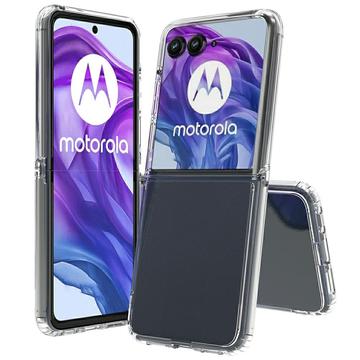 Capa Híbrida Resistente a Riscos para Motorola Razr 60 Ultra - Transparente