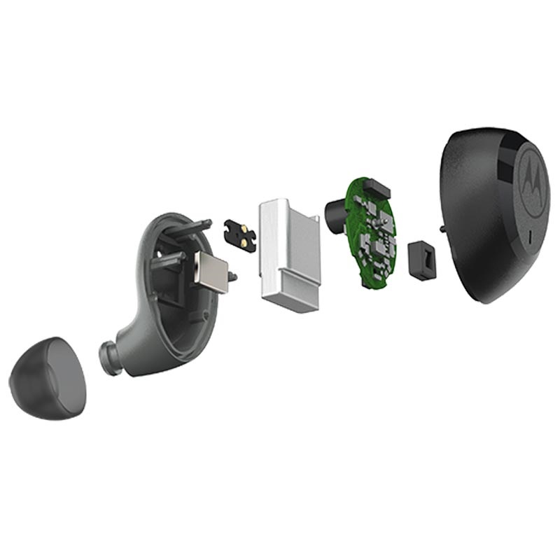 Auriculares True Wireless Motorola Vervebuds 100 - Preto