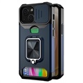 Capa Híbrida Multifuncional 4-em-1 para iPhone 13 Mini - Azul Marinho