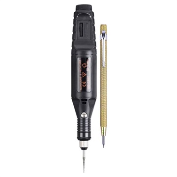 Kit Elétrico de Ferramentas de Gravação Multifuncional - Preto