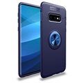 Capa Magnética com Anel de Suporte para Samsung Galaxy S10+ - Azul