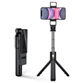 Selfie Stick Multifunctional & Suporte para Tripé K22-D - Preto