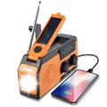 Rádio de emergência multifuncional com manivela solar e SOS, banco de potência e lanterna HY-068