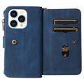 Bolsa Tipo Carteira Série Multiusos para iPhone 14 Pro Max - Azul