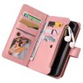 Bolsa Tipo Carteira Série Multiusos para iPhone 14 Pro Max - Cor-de-rosa