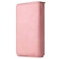 Bolsa Tipo Carteira Série Multiusos para iPhone 14 Pro Max - Cor-de-rosa